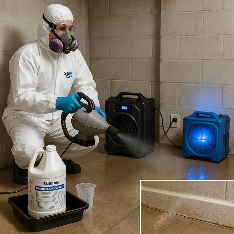 Sanitization and Odor Removal process in Grand Ledge, MI