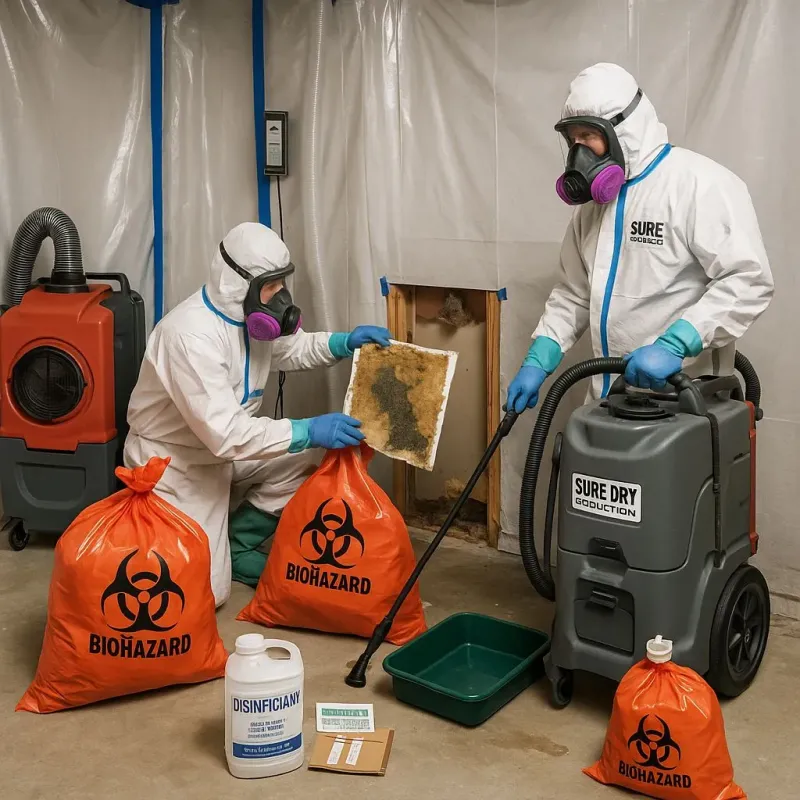Contaminated Water Handling Protocols process in Grand Ledge, MI