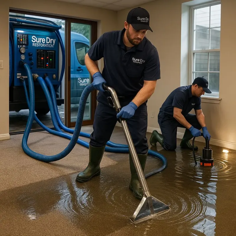 Water Extraction and Removal process in Grand Ledge, MI